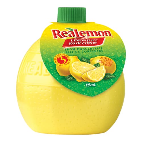 Realemon 100% Juice In Squeeze Bottle