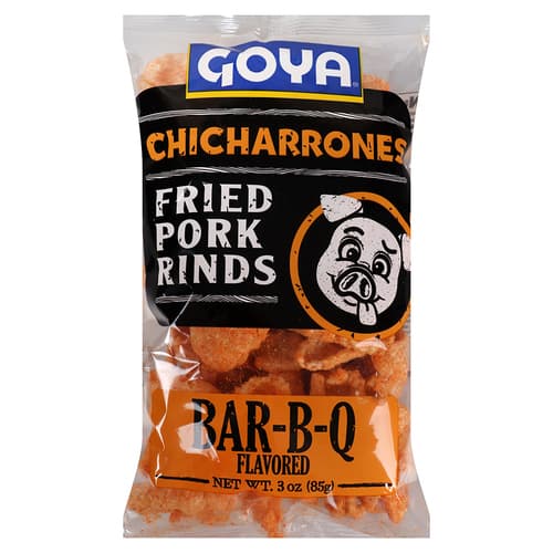 Goya Chicharrones Fried Pork Rinds • BBQ