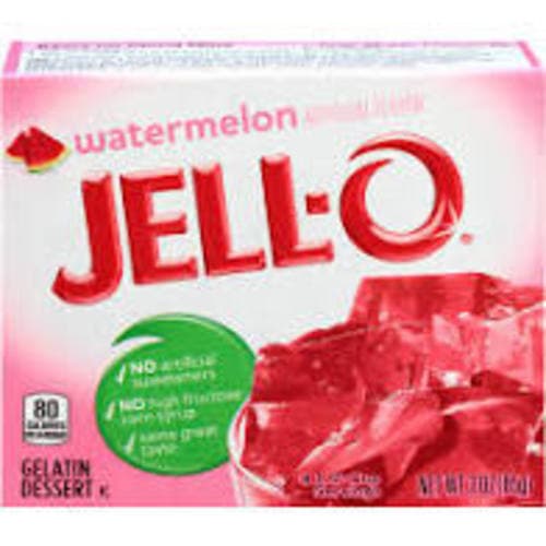 Jello Watermelon Flavor Gelatin Dessert