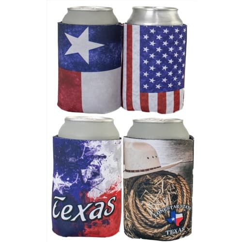Can-Tastic Us Poly Can Sleeve • Texas Theme Assortment