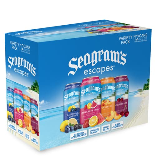 Seagram's Escapes Variety Pack • 12pk Can