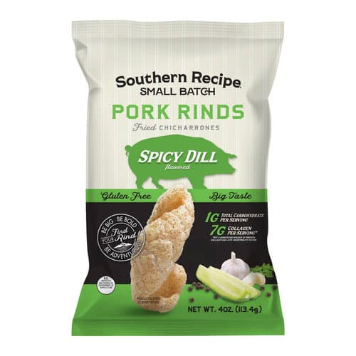 Southern Recipe Spicy Dill Pork Rinds