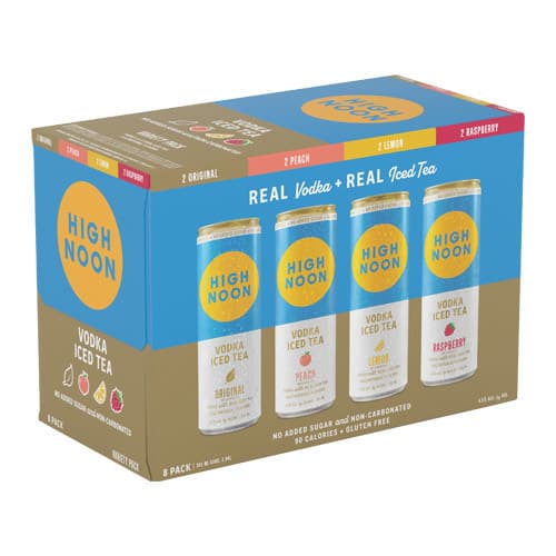 High Noon Sun Sips Vodka Iced Tea Variety Pack 8pk