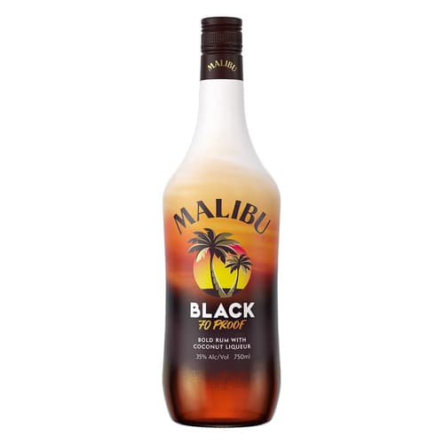 Malibu Black Rum With Coconut Liqueur