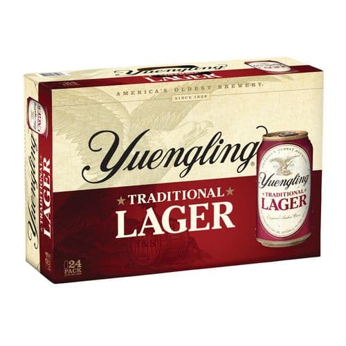 Yuengling Lager • 24pk Suitcase Can