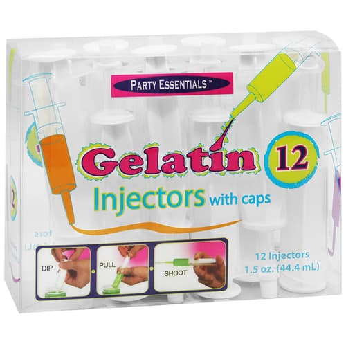 Party Essentials Gelatin Injectors with Caps