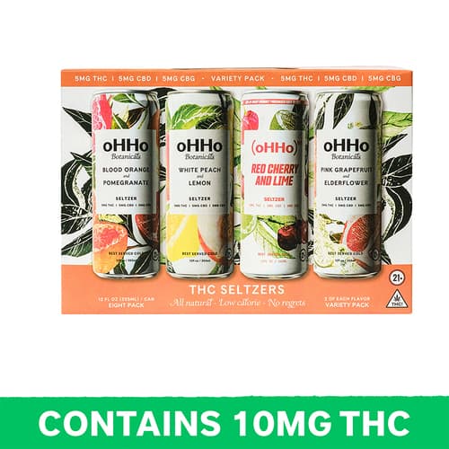 Ohho Variety Pack Blood Orange  Cherry  White Peach