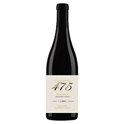 Block 475 Pinot Noir Anderson Vally