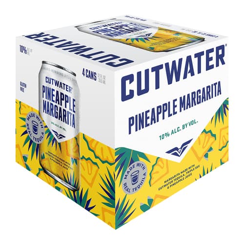 Cutwater Cocktails • Pineapple Margarita 4pk-12oz