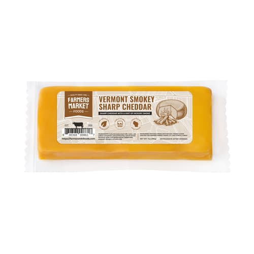 Farmers Market Vermont Smokey Sharp Cheddar Cheese