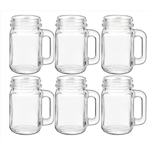 True Brands True Shot Glass • Mason Jar 1 oz Set 6