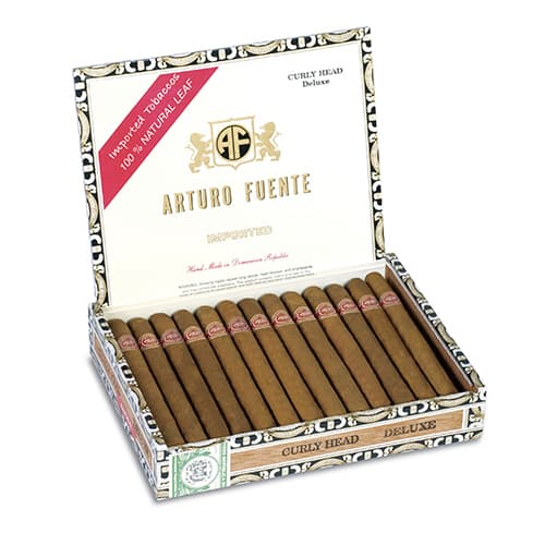 Cigar Arturo Fuente Curly Head Deluxe Maduro Box Of Twenty-five