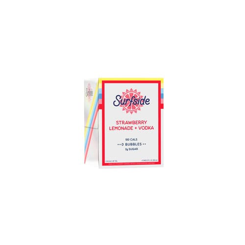 Surfside Cocktails • Vodka Strawberry Lemonade 4pk-12oz