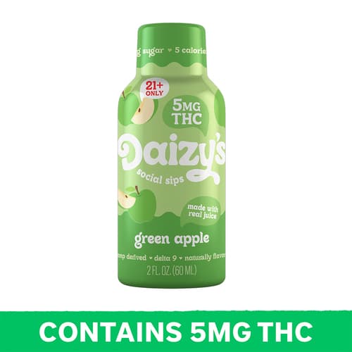 Daizy's Sips Green Apple 5mg Delta 9 Mini