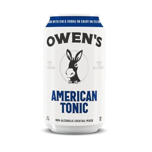 Owen's Mixers • American Tonic Water Can 240ml