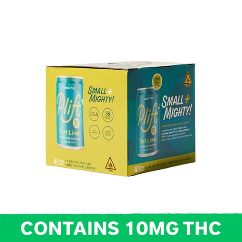 Plift Tart Lime Hemp Derived Seltzer