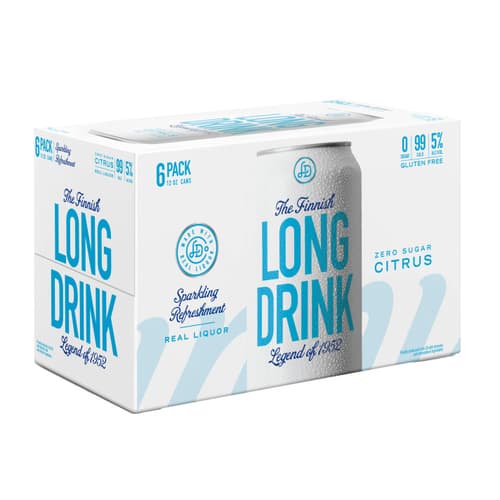 Long Drink Cocktail • Zero Sugar 6pk-355ml