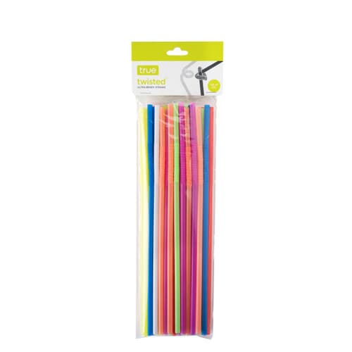 True • Straws Flex Ultra Bendy Plastic