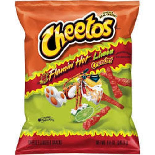 Cheetos Crunchy Flamin' Hot Limon Chips