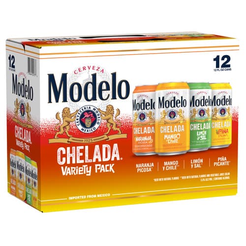 Modelo Chelada Variety • 12pk Can