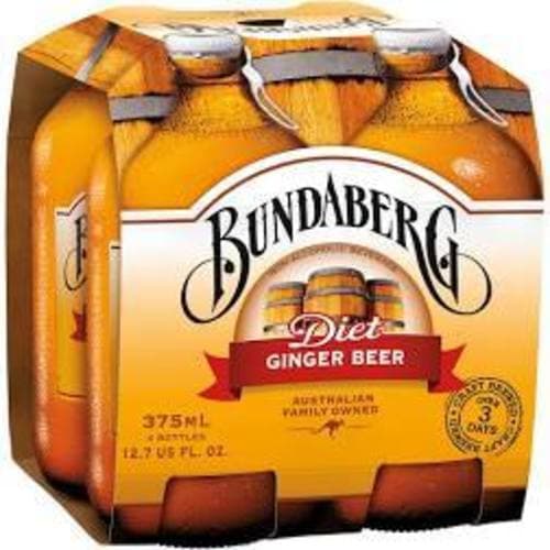 Bundaberg Soda • Diet Ginger Beer 4pk 12.7 oz