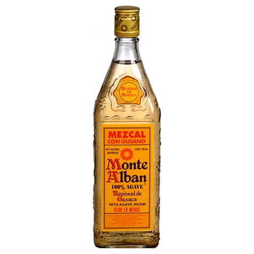 Monte Alban Mezcal Con Gusano