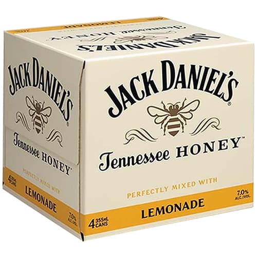 Jack Daniels Cocktails • Honey & Lemonade 4pk