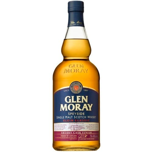 Glen Moray Classic Sherry Cask Finish Speyside Single Malt Scotch Whisky