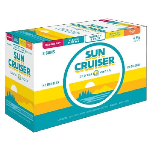 Sun Cruiser Vodka + Tea • Variety Pack 8pk-12oz