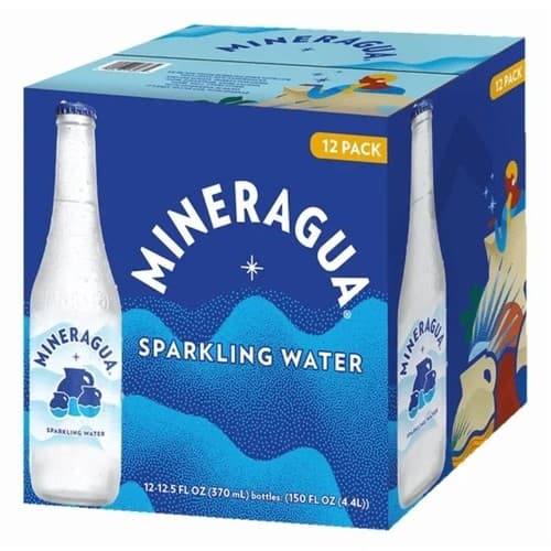Mineragua Sparkling Water 12 Pack 12.5 oz Mexico