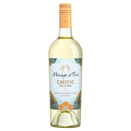 Menage A Trois Exotic White Wine Blend 750ml Bottle