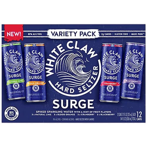 White Claw Surge Variety Pack • 12pk Can