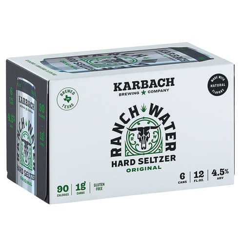 Karbach Ranch Water Hard Seltzer • 6pk Can