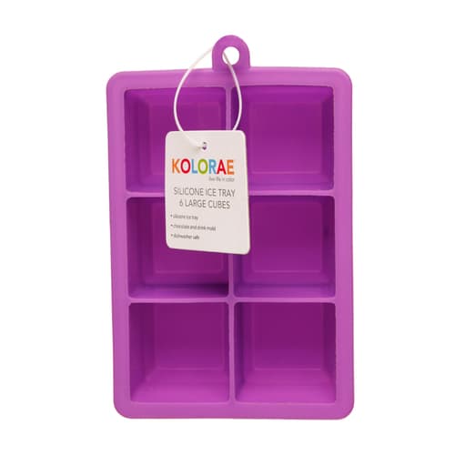 Blueoco Ice Mold • 6 Cubes Purple 1.75" Square