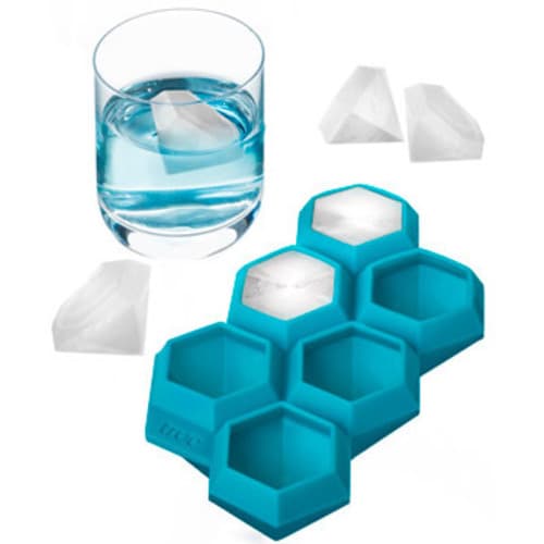 Truezoo Iced Out Diamond Ice Cube Mold Makes 6