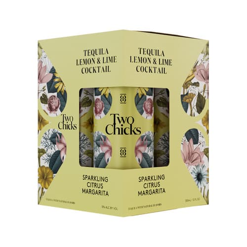 Two Chicks Cocktails • Citrus Margarita 4pk-355ml